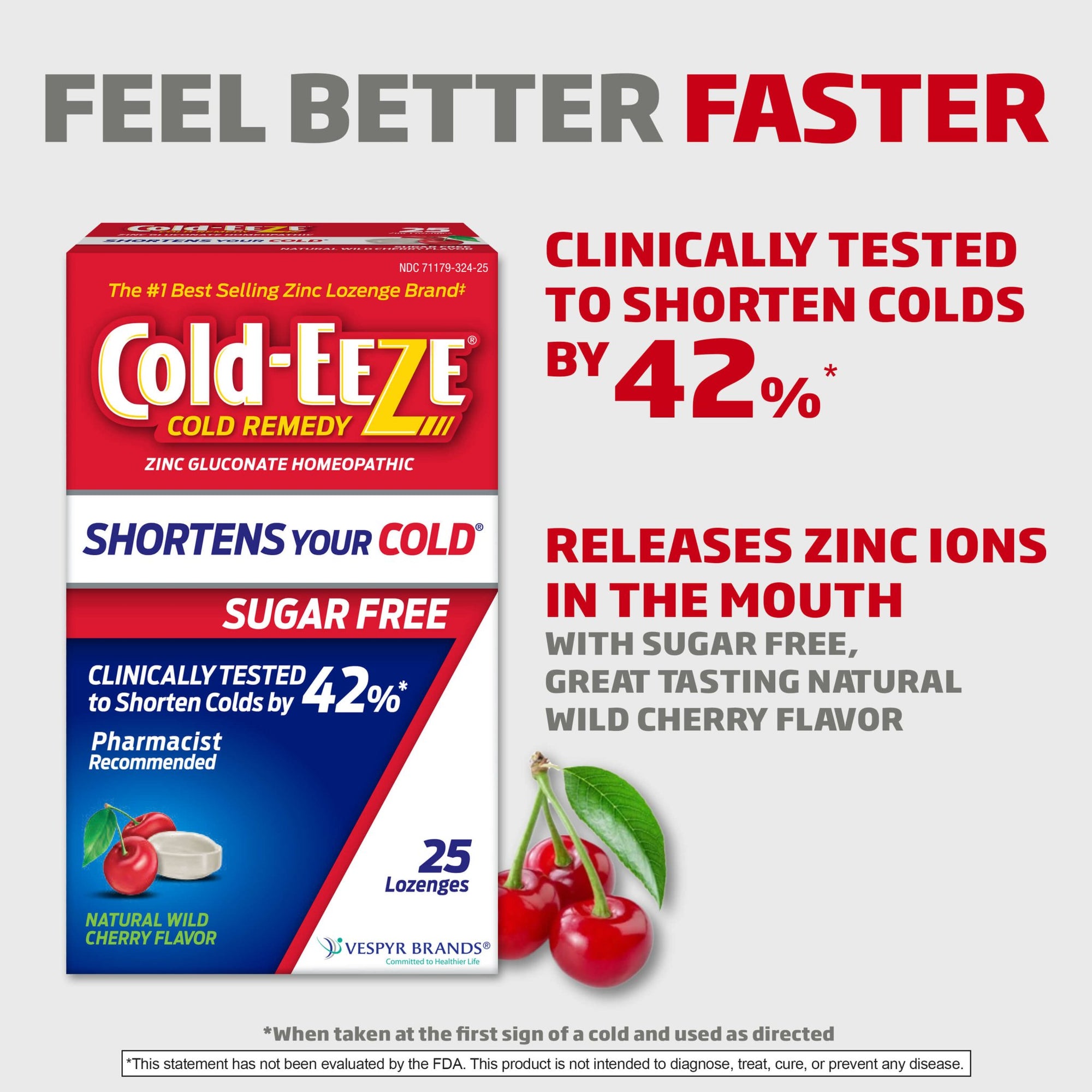 Cold Shortening Sugar Free Lozenges - Cold-EEZE