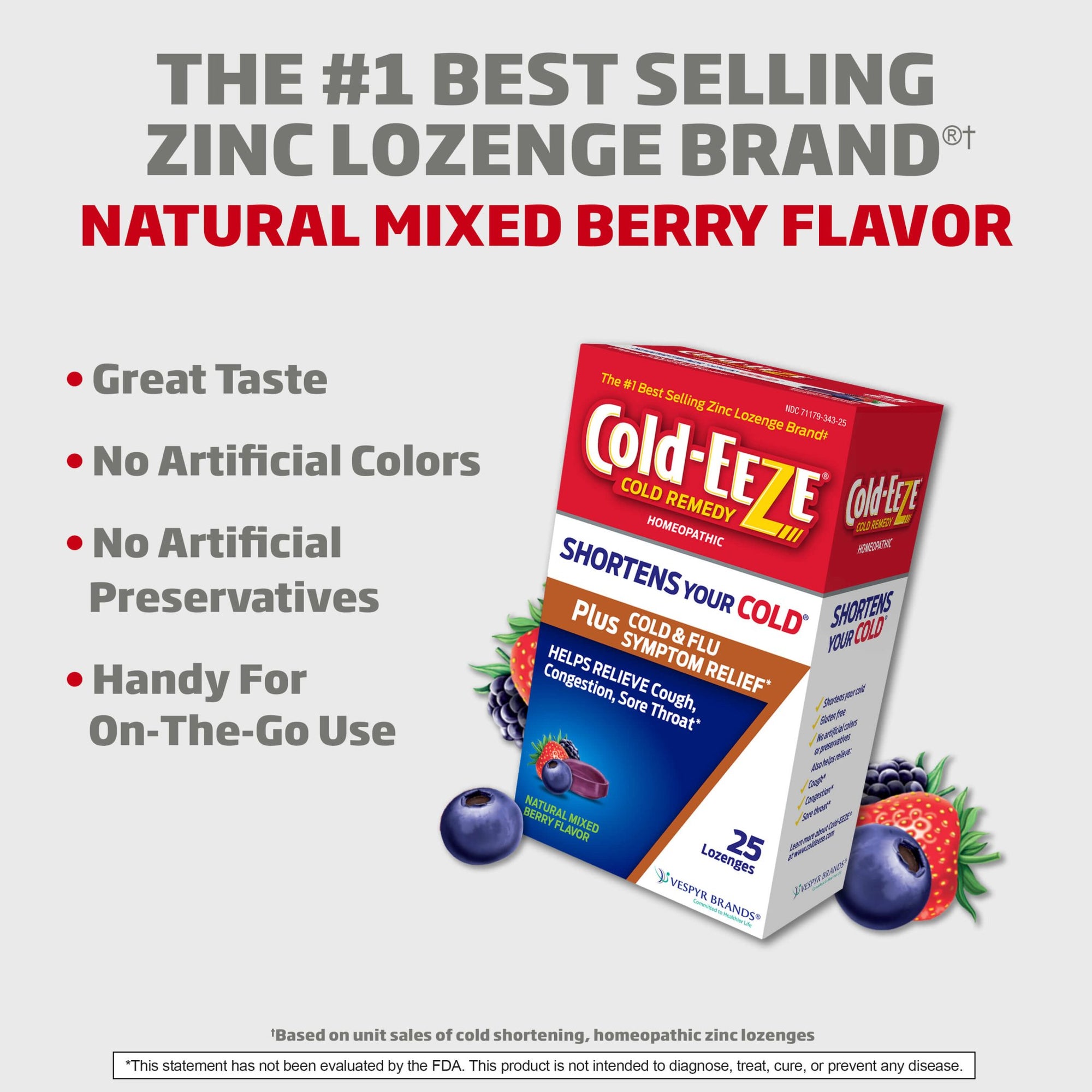 Plus Cold & Flu Symptom Relief Lozenges - Cold-EEZE